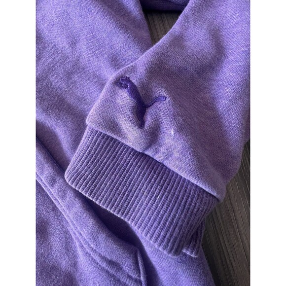 Puma Womens Purple Long Sleeve Pullover Hoodie Sweatshirt Size Small - Picture 2 of 7